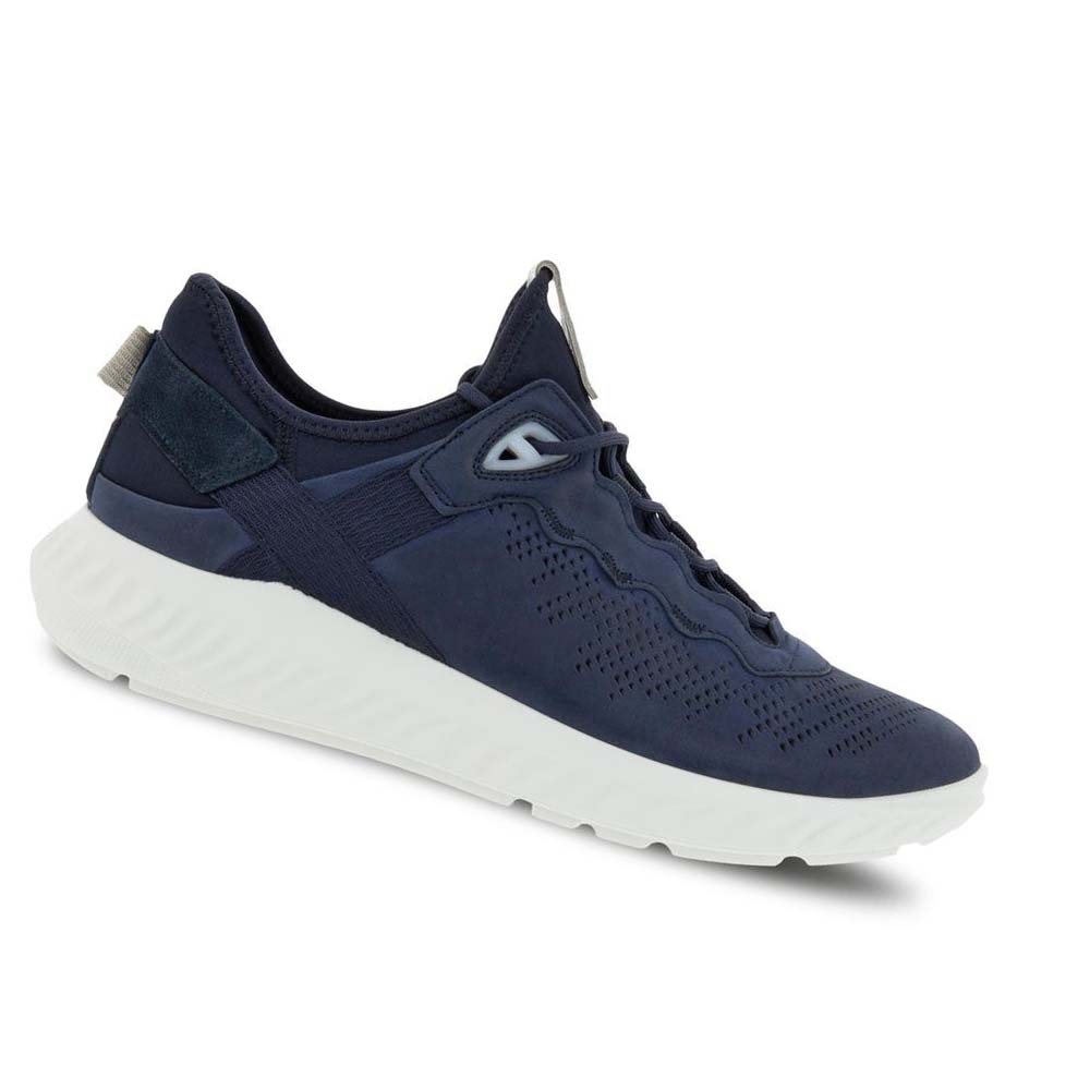 Ecco St.1 Lite Sneakers Herr Marinblå | SE 651SGL